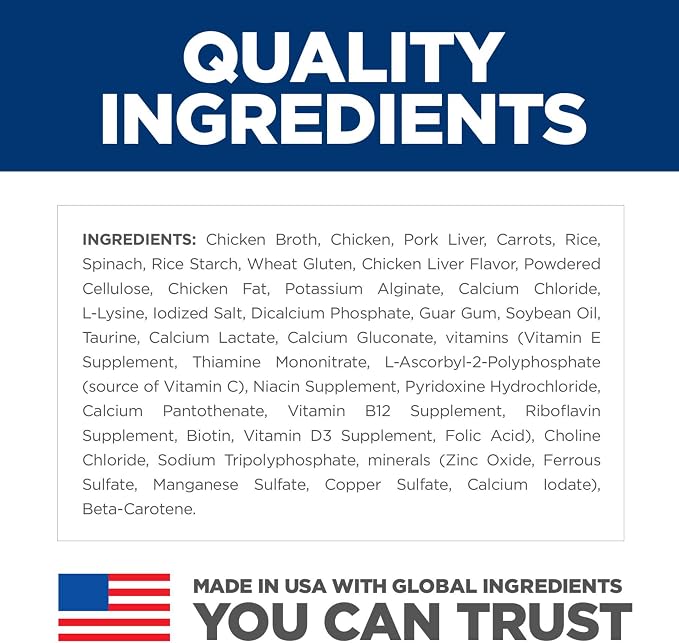 Hill's Science Diet Adult 1-6 Healthy Cuisine Wet Cat Food | #1 Veterinarian Recommended, Roasted Chicken & Rice, 2.8 oz. Cans, 24-Pack