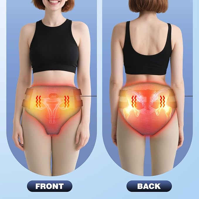 Red Light Therapy Pants for Women, 130 LEDs 660nm with Vibration Massage and Heating Function, Ease Inflammation & Postpartum Recovery