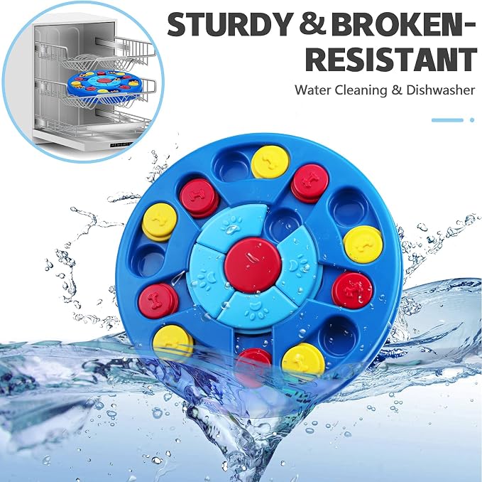 Joansan Dog Puzzle Toys, Interactive Treat Dispenser IQ Stimulation