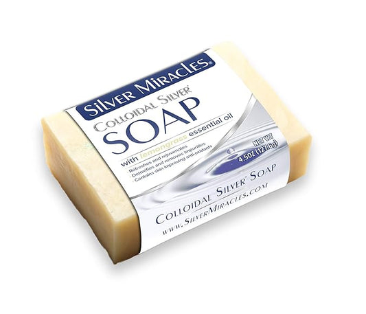 Sillver Miracles Colloidal Silver Soap With Lemon Grass oil