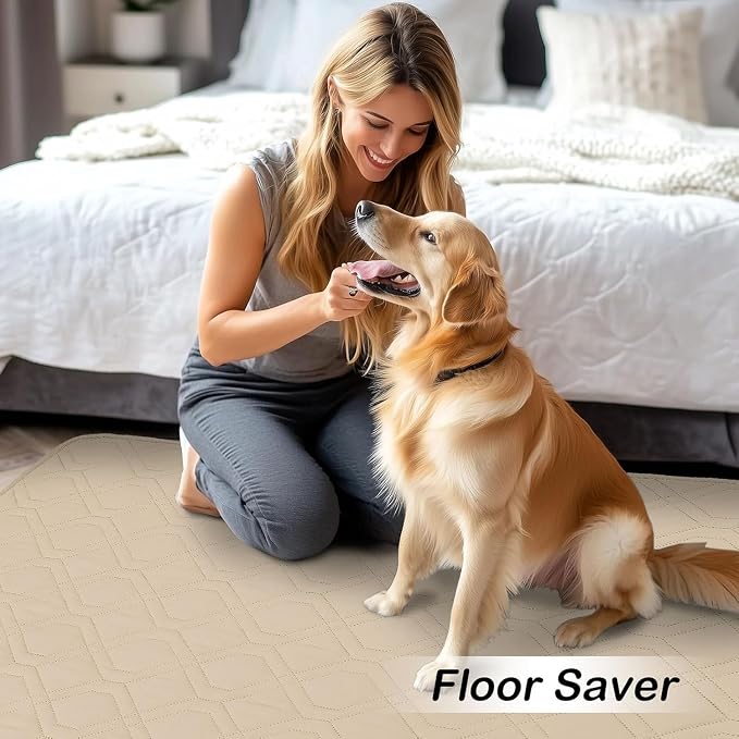Waterproof Dog Bed Blanket - Soft Pet Blanket & Sofa Cover for Dogs | Reversible Washable Furniture Protector, Couch Covers for Pets (30x70 Inch, Taupe/Taupe)