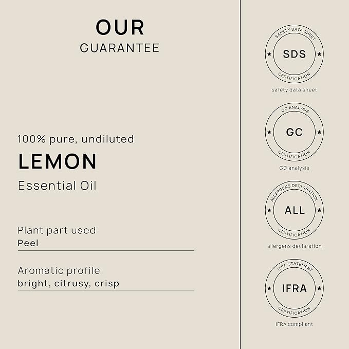 VINEVIDA [128oz] Pure Lemon Essential Oil - Bulk Essential Oil for Soap Making and Candle Making