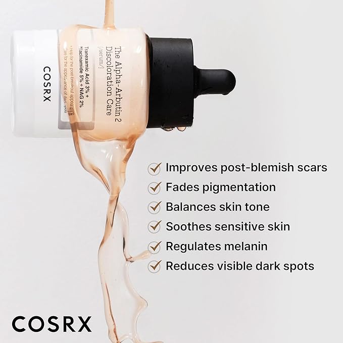 COSRX Niacinamide 15% Peptide Booster Set + 2% Alpha Arbutin Discoloration Care Serum