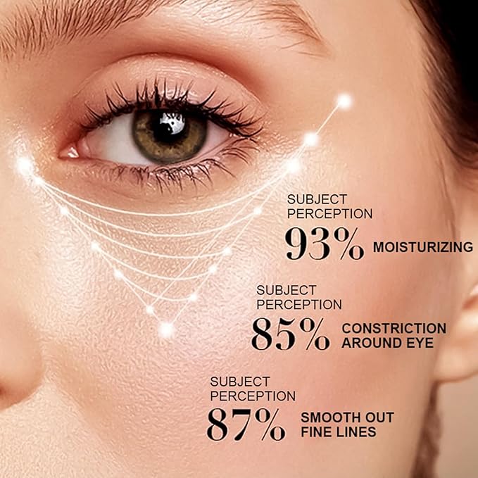 Bee Venom Firming Eye Cream, Anti Aging Under Eye Cream for Reduce Eye Puffiness,Dark Circle, Hydrates & Smooths Fine Lines (Honey)
