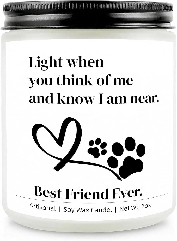Pet Memorial Gifts for Dogs, Dog Memorial Gifts for Loss of Dog, Sympathy Candle for Dogs Doggie Passing Away, Bereavement Remembrance Grief Condolence Present for Pet Lovers Friends Families