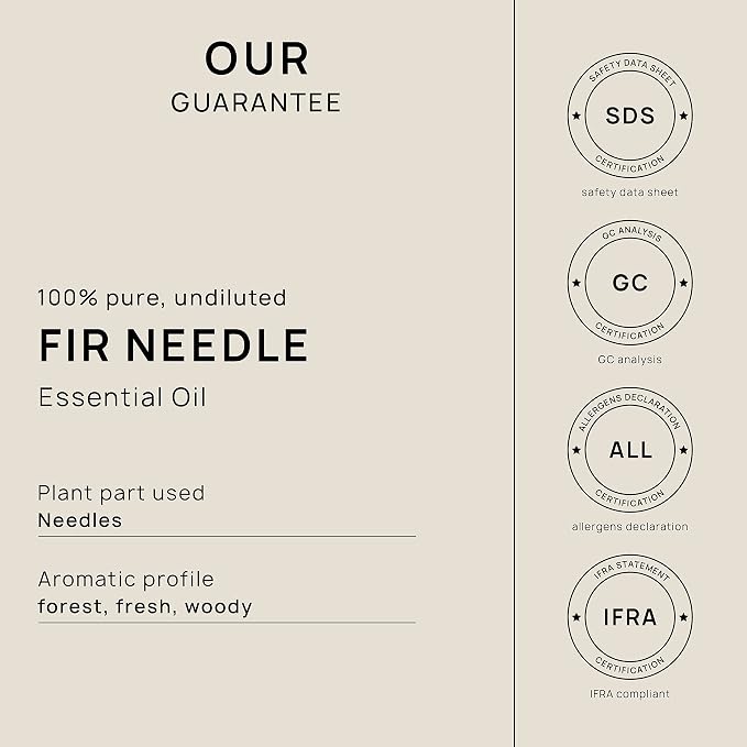 VINEVIDA Fir Needle Essential Oil - Gallon Fir Needle Oil Undiluted - Bulk Gallon Essential Oil Soap Making
