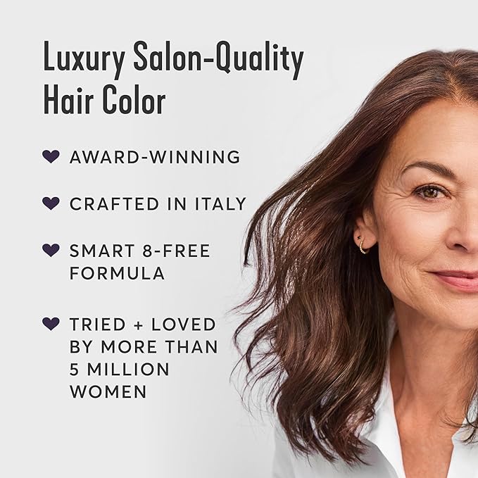 Madison Reed Radiant Hair Color Kit - 6NGV Medium Golden Brown (Tuscany Brown), Dimensional Gray Hair Blending Permanent Hair Dye, PPD-Free & Ammonia-Free, 2 Pack