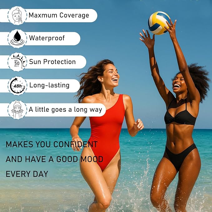 Tattoo Cover Up Makeup Waterproof,Makeup Cover Up,Leg,Body,Waterproof No transfer,Coverage Perfector,Concealer (03 Brown)