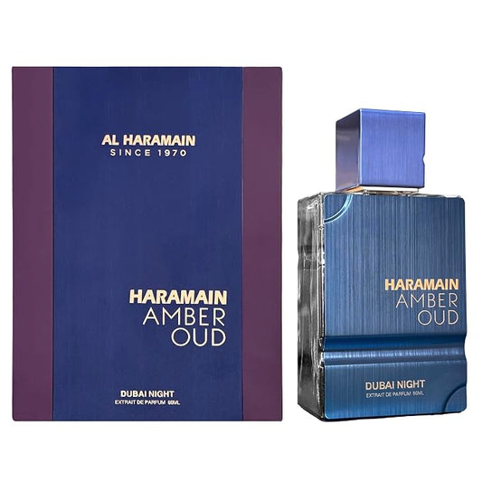Al Haramain Amber Oud Dubai Night | Oud & Amber Cologne for Men | Long-Lasting Scent with Bergamot & Saffron 60ml (2.0 oz)