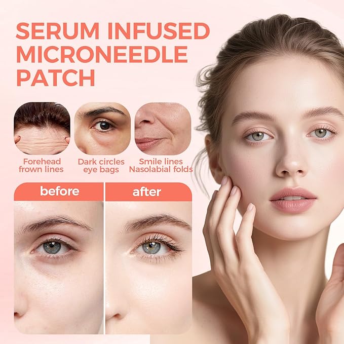 Eye Patches With Caffeine & Hyaluronic Acid,Helps Reduce Look Of Dark Circles, Puffiness & Fine Lines,Deep Hydrating Anti-Wrinkle Eye Pads, 2BOX(6 Pack)