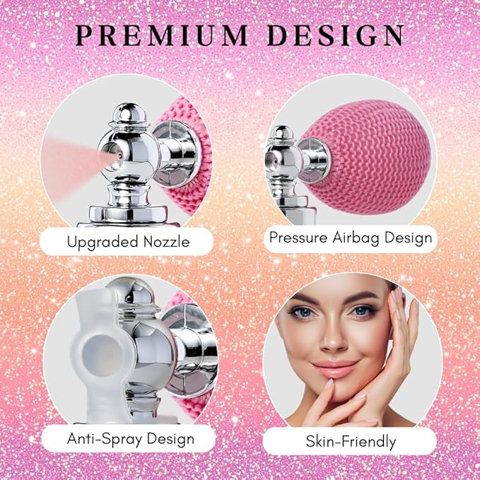 Golden Body Glitter Spray, Fine Glitter HairSpray, Body Shimmer Powder, Body Highlighter Makeup, Face Shimmer, Rave Hairspray for Festival Party Halloween Christmas