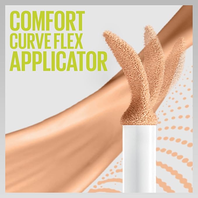 Maybelline Super Stay Liquid Concealer Makeup, Full Coverage Concealer, Up to 30 Hour Wear, Transfer Resistant, Natural Matte Finish, Oil-free, Available in 16 Shades, 20, 1 Count
