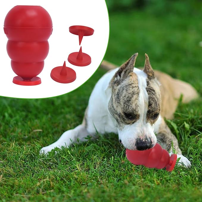 YeeBeny 4 Pack Dog Chew Toy Stopper Plug Fit L XL Kong Freezer Treat Toys