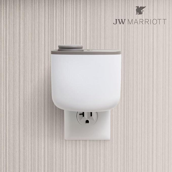 JW Marriott Rooted Mini Home Diffuser Refill - Works with Plug in Wall Diffuser - Luxury Hotel Collection - Scent Notes of Sycamore, Sage, Cedarwood, Sandalwood, and Amber - Rooted Fragrance