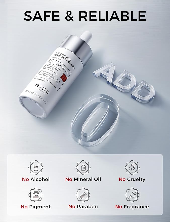 2% Salicylic Acid Serum: Pore Minimizer & Acne Treatment for Face with AHA PHA Tranexamic Acid Niacinamide & Tembusu Extract | Exfoliant for Acne & Blemish Skin | Oil Control | 1 FL OZ