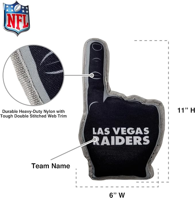 Pets First NFL Unisex NFL #1 Fan Dog Toy
