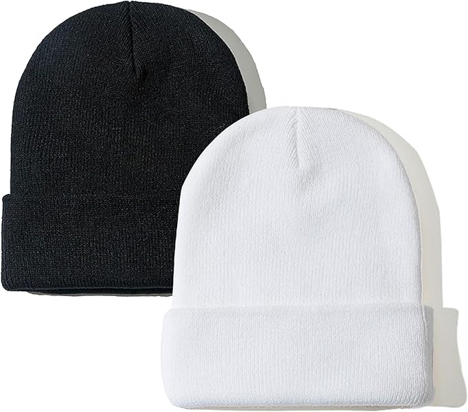 PFFY Unisex Beanie Hats for Men Women Knit Winter Beanies