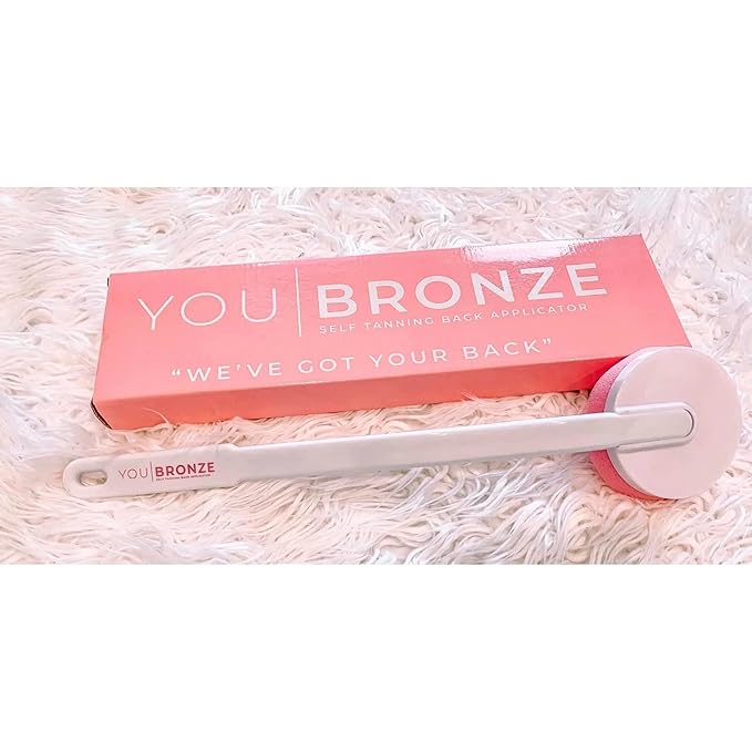 Back Applicator, Perfect Self-Tanning Tool, Easy to Apply Self-Tanning Products on the back, Smooth and Soft, No Stains on Hand, Flawless Finish, Replicable Sponge