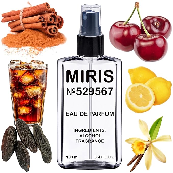 MIRIS No. 529567, Inspired by Tonka Cola, Long-Lasting Unisex Eau de Parfum for Women & Men, Spray 3.4 Fl Oz / 100 ml