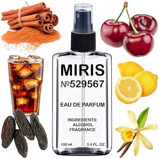 MIRIS No. 529567, Inspired by Tonka Cola, Long-Lasting Unisex Eau de Parfum for Women & Men, Spray 3.4 Fl Oz / 100 ml