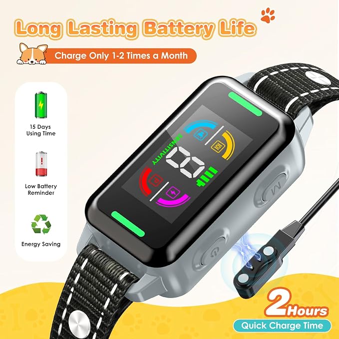 Smart Automatic Anti Bark Collars for Large Small Dogs 15-110lbs