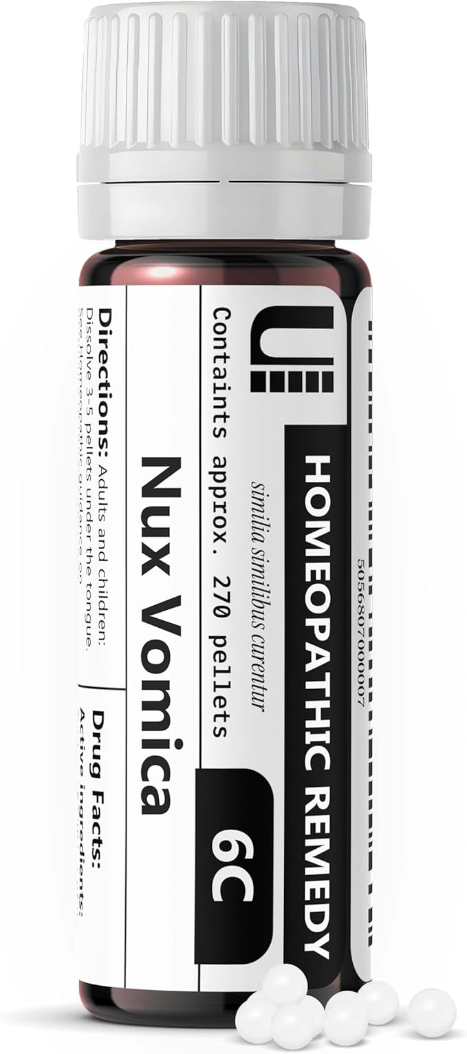 Nux Vomica 6C Homeopathic Remedy, 270 Pellets