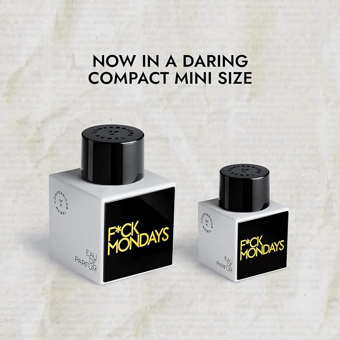 Confessions of a Rebel F*ck Mondays EDP - Perfumes for Women - Eau De Parfum - Cologne for Men - 20 ml / 0.67 fl. oz.