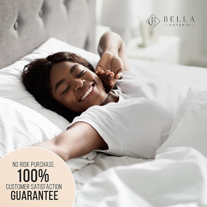 Bella Coterie Luxury Silk Pillowcase for Hair and Skin | 30 Momme | 100% Pure 6A Mulberry Silk | Super Soft | Perfectly Plush [Queen, Slate Blue]
