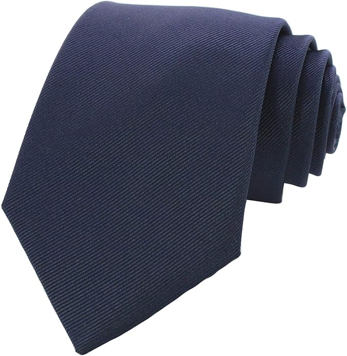 RBOCOTT Solid Color Tie Formal Necktie for Men