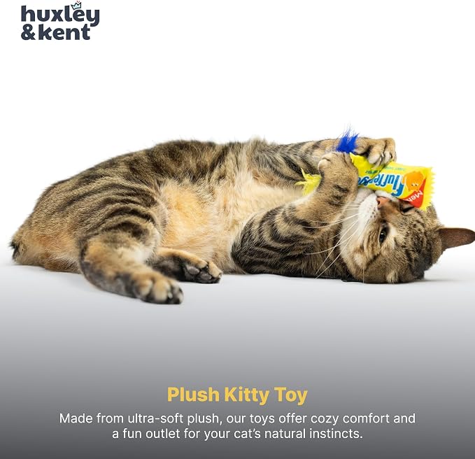 Huxley & Kent Plush Crinkle Catnip Cat Toy, Flufferfinger
