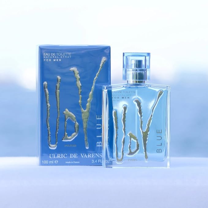 Udv Blue By Ulric De Varens For Men Eau De Toilette Spray, 3.4-Ounces