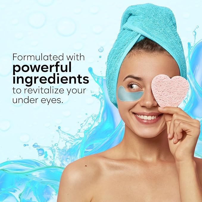 AURAE Retinol & Collagen Under Eye Patches (30 Pairs), Under Eye Mask for Puffy Eyes, Appearance of Dark Circles, Smoothing & Hydration, Self Care & Skincare Gifts for Women, Patch Yeux