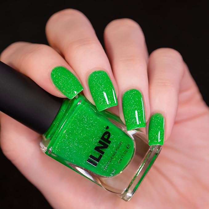 ILNP Jellybean - Candy Green Holographic Jelly Nail Polish