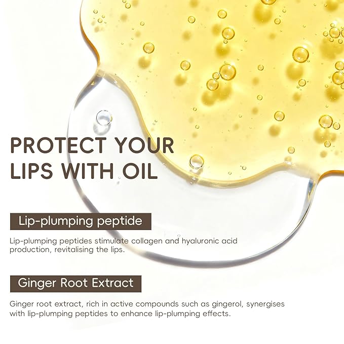 KISSIO PLUMP Lip Plumper,Maximum Plump with Ginger and Peptides,Extreme Lips Plumper,Hydrating,Lip Plumping,Lip Lines Care,Lips Gloss,0.3 fl oz,Master