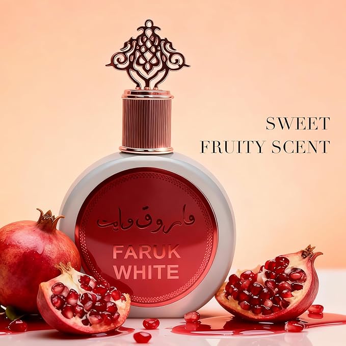 A CENTER Faruk Floral Women Perfume 3.4Fl Oz Eau de Parfum Cologne with Jasmine & Vanilla,Rose Notes Elegant Bottle
