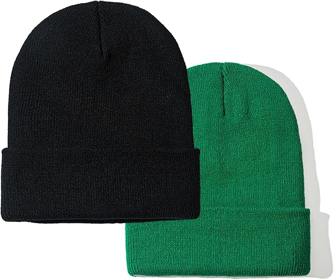 PFFY Unisex Beanie Hats for Men Women Knit Winter Beanies