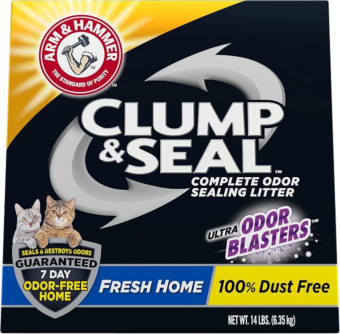 ARM & HAMMER Clump & Seal Cat Litter, Fresh Scent 14lb