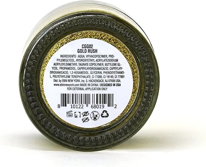 Dazzle and Delight: Secret of Pharaoh Glitter Gel for Hair, Body and Face - Gold Rush | 6 Vibrant Colors, Long Lasting Sparkles, Ideal for Parties, and Festival Look, Glammarous Effect
