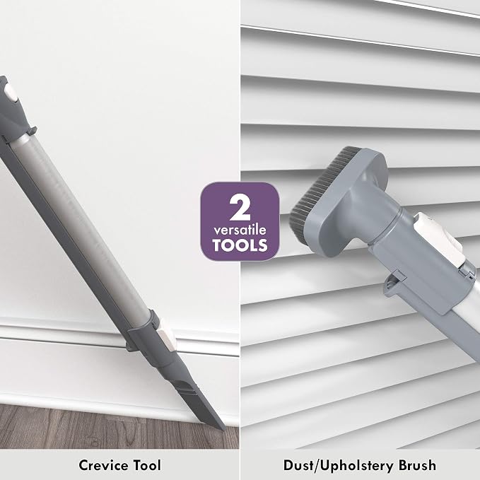 Kenmore 22614 Pet Friendly Lightweight Bagless Compact Canister Vacuum with Pet Powermate, HEPA, Extended Telescoping Wand, Retractable Cord and 2 Cleaning Tools-Purple | Pet Powermate, HEPA, Extended Telescoping Wand, Retractable Cord, 2 Cleaning Tools