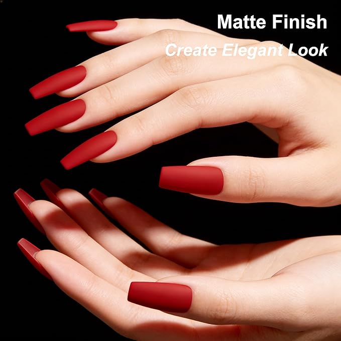 YTD Likomey Bright Red Gel Nail Polish,15ml Salon Home DIY Manicure and Pedicure Fall Winter Soak Off UV Color Varnish,CS446