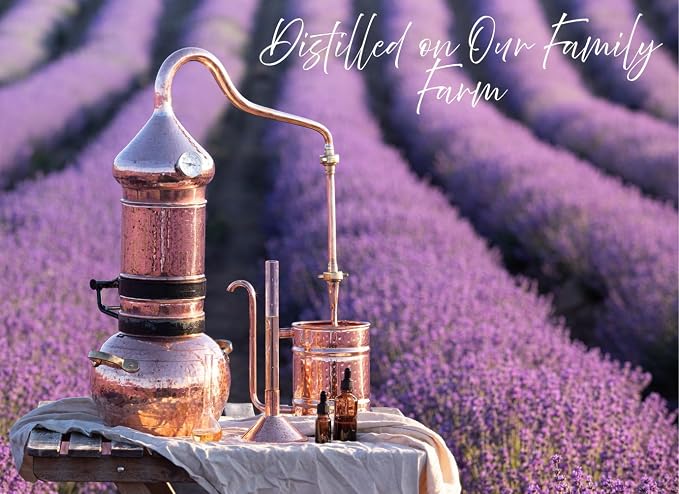 Lavender Hydrosol Floral Water - Distilled on Our Lavender Farm, Facial Toner, Aromatherapy, Linen & Room Mist (32 oz (1/4 Gallon))