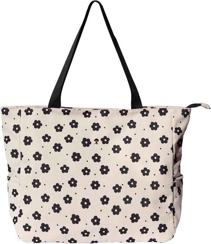 ESVAN LARGE BEACH BAG Water Resistant Lightweight 20 inch Women Oversize Tote Bag for Gym Beach Travel Pool Yoga Nurse