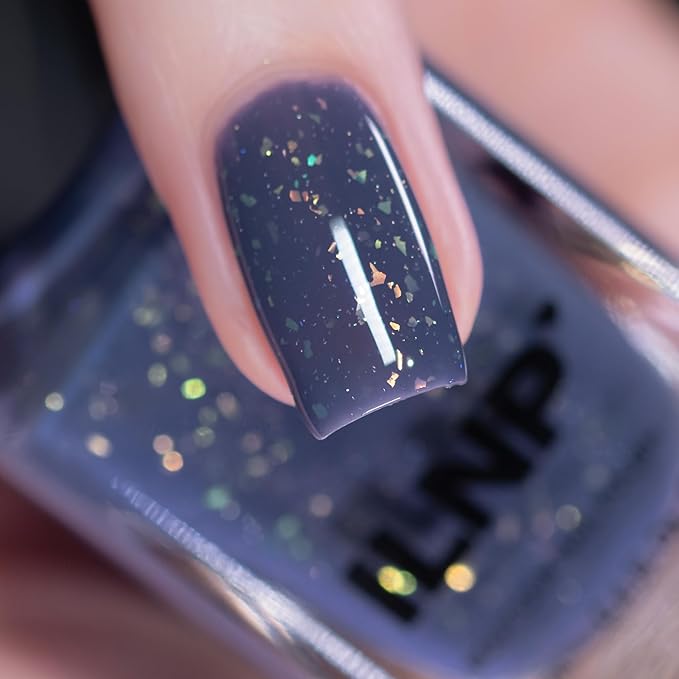 ILNP Starlight - Stormy Indigo Flakie Shimmer Nail Polish