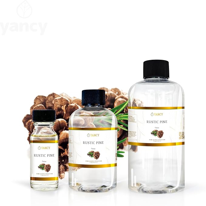YANCY Pine Luxury Collection Fragrance Oil (1/2 oz), Fresh Evergreen Aroma, Ideal for Diffusers, Oil Burners & Aroma Lamps, Crisp Outdoorsy Scent for Winter Vibes