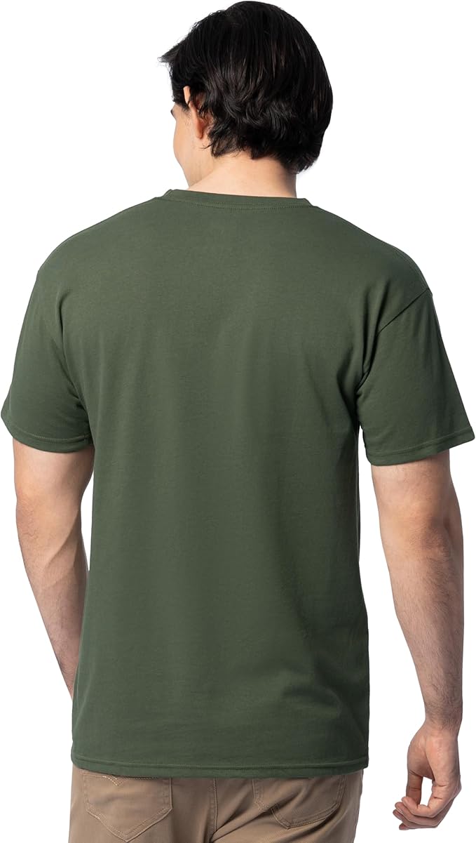 Fruit of the Loom Men's Eversoft Cotton Odor Control & Breathable Moisture Wicking T-Shirts