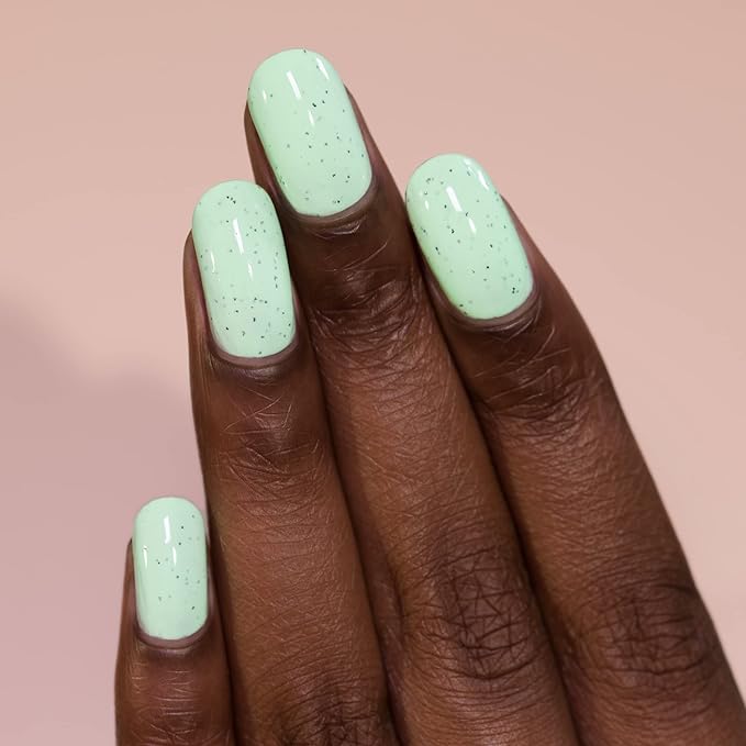 ILNP Mint Chip - Creamy Mint Green Speckled Spring Nail Polish