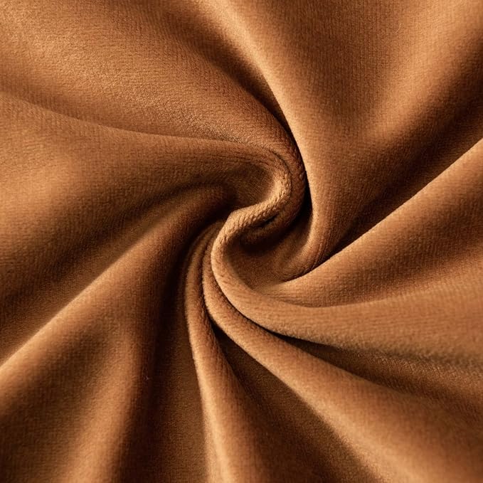 28x28 Pillow Covers Decorative Velvet Throw Pillow Covers Set of 2,Rust | JUSPURBET Luxury Euro Cushion Covers with Invisible Zipper for Modern Couch Sofa Bed Living Room Bedroom Home Decor Halloween
