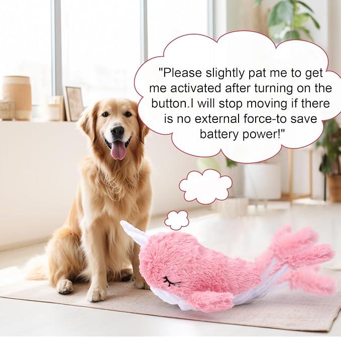 Mity rain Interactive Dog Toys Whale