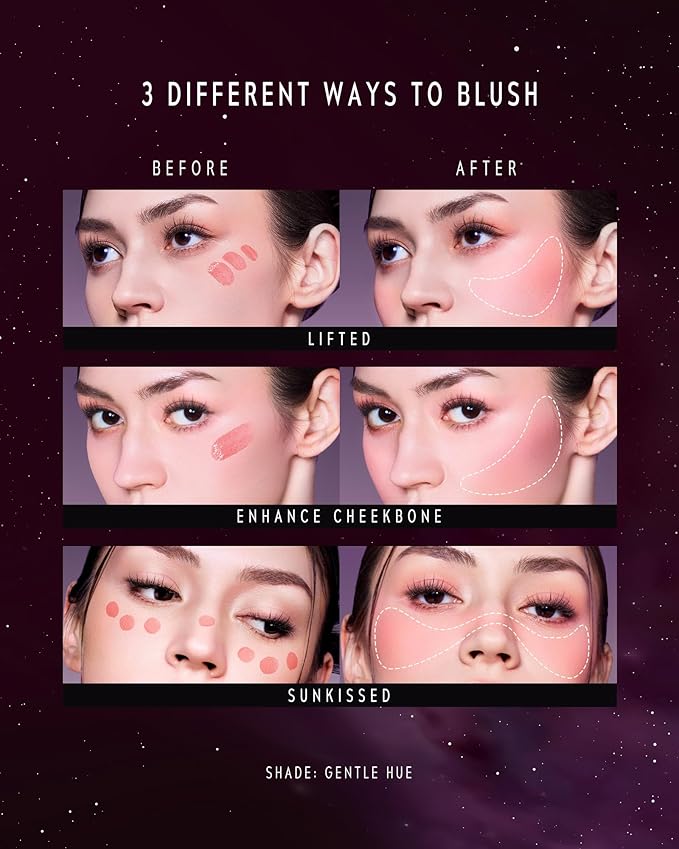 Liquid Blush Makeup for Cheeks, Natural Matte Finish, Blush Tint Stick, Multi-Use, Long-Lasting Lip & Cheek Makeup, Lightweight (05 FIERY FLAME)