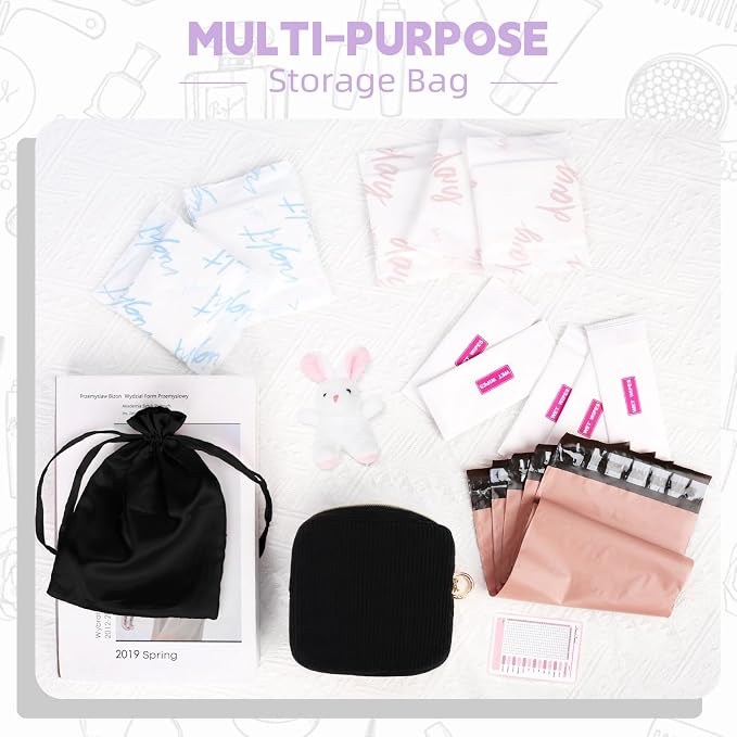First Period kit for Girls, Corduroy Cute Sanitary Napkin Storage Bag, Menstrual Pad Bag Tampon Holder for Purse, First Period Gifts (Black)